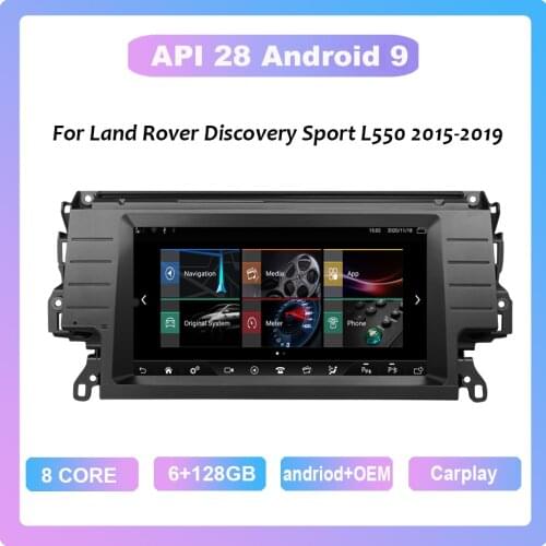 Car Multimedia Android For Land Rover Discovery Sport L550 2015-2019 Android+OEM System GPS Touch Screen Navigation 4G Carplay