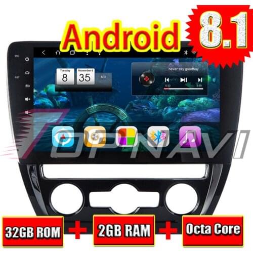 Car PC Head Unit for VW Sagitar 2012 2013 2014 2015 Android 8.1 10.1'' Topnavi Auto Radio Tuner GPS Navigation NO DVD Double Din