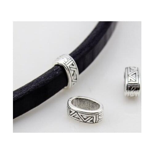 40pcs/lot big hole Metal Alloy Spacer Beads Hole Beads Flat Beads Buddha Beads For DIY bracelet Jewelry Making