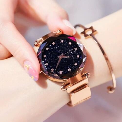 Magnetic Buckle Rose Gold Women Watches Luxury Brand Female Clock Bracelet Quartz Lady Wrist Watch relogio feminino reloj mujer