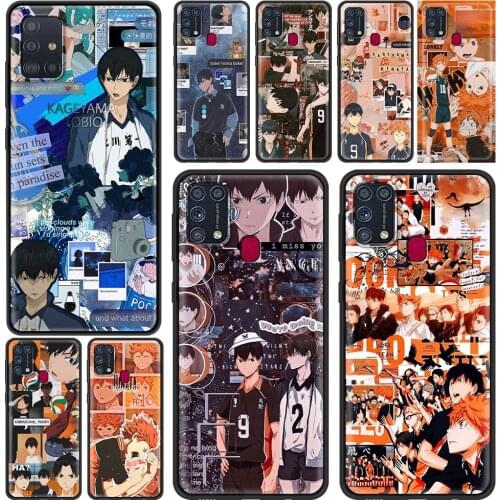 Case for Samsung Galaxy M31 M51 M30s M31s M11 M01 M21 F41 M62 M42 M32 M12 F62 F52 F22 F12 A9 A7 Shell Haikyuu Volleyball Anime