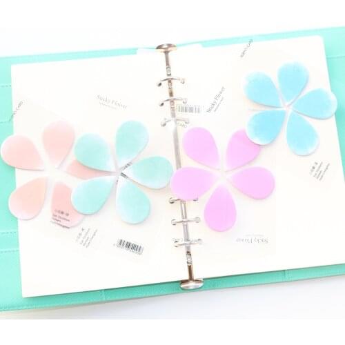 Candy creative decorative flower stickers pad for personal diary weekly planner notebooks,cute student sticker stationery,50pcs