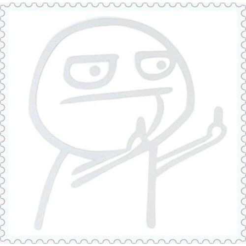 Black white Car styling Funny decorative stickers applique for Audi Q3 Q5 SQ5 Q7 A1 A6 A6L A7 A8 S5 S6 S7 TT TTS Any Cars A3 A4