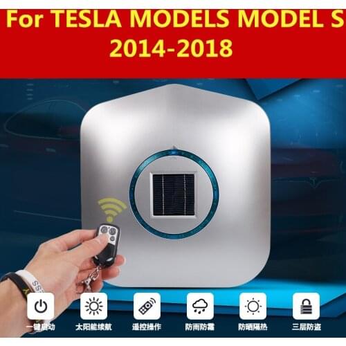 For TESLA MODELS MODEL S 2014-2018 Automatic intelligent remote control car cover defensive insulation sunshade Auto Accessories