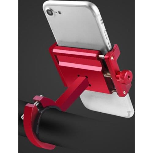 Floveme 360 Rotatable Bike Mobile Phone Holder Aluminum Adjustable Bicycle Holder Non-slip MTB Phone Mount Stand Cycling Bracket