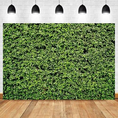 Photocall Backdrop Green Grass Leaves Wedding Spring Nature Flower Photo Photography Background Banner Photobooth
