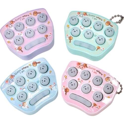 Game Console Mini Size Fall Resistant Plastic Game Machine Key Chain for Decoration