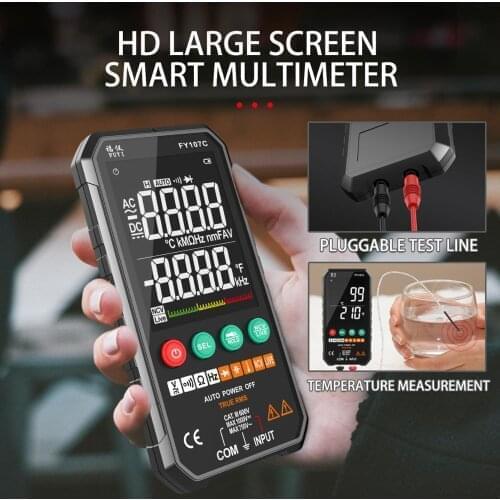 Intelligent Multimeter 6000 Counts Automatic Range Smart Multimeter Ultra-thin Multimeter Frequency Capacitance Resistance Meter