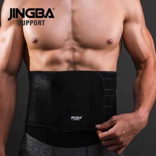 JINGBA SUPPORT Sports protective gear fitness belt Back waist support Slim sweat belt waist trainer waist trimmer musculation