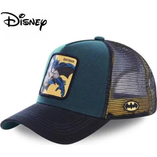 Disney Marvel Hat Batman Stretch Cap Cotton Baseball Cap Men Women Hip Hop Daddy Hat Trucker Net Hat Outdoor Sports Sun Hat