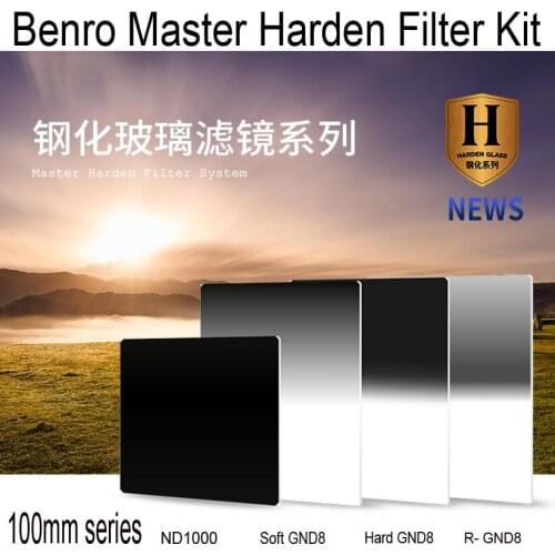 Benro MasterH 100mm system Filter kit ( ND1000 + Soft GND8 + Hard GND8 + Reverse GND8 )