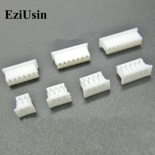 EziUsin 1.25 Y Housing Pitch 1.25MM Connector Plastic shell Socket 2P 3P 4P 5P 6P 8P 9P 10P 11P 12P Holder