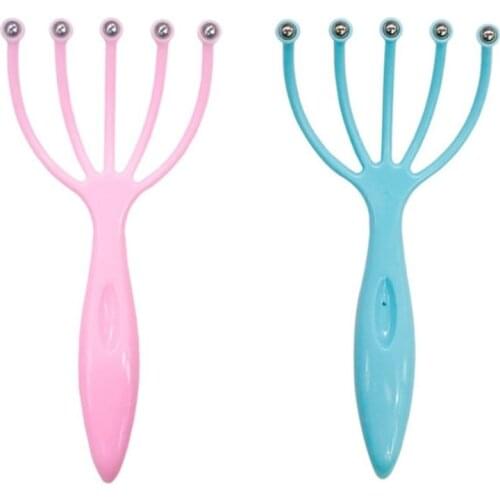 Hot seller Scalp massager Steel Ball head Massage Relaxation Five Finger Massager for head