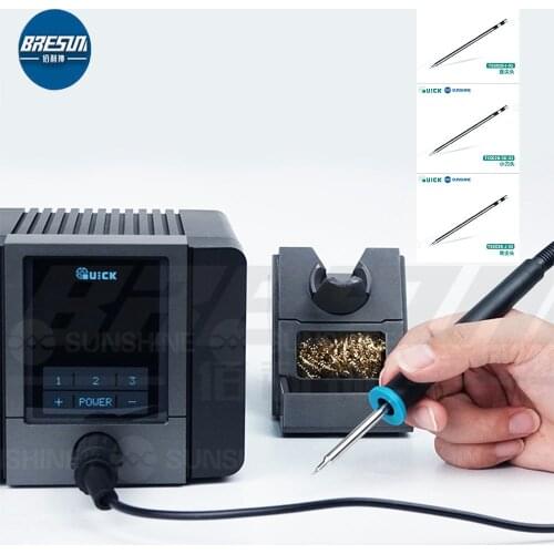 RELIFE QUICK TS1200A Soldering Iron tip Small Blade Tip Plug-in Handle Soldering Pen Heater
