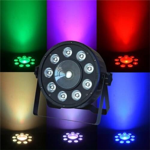 Newest LED Flat Par light 120W 110V 220V RGB Lighting RGB 3IN1 LED Light DMX512 Disco Lights Professional Stage DJ Equipment
