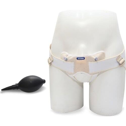 New Inguinal Hernia Belt Groin Support Inflatable Hernia Bag for Adult Male Elderly