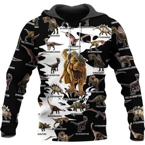 PLstar Cosmos Newest Fashion Men hoodies Beautiful Dinosaur Art 3D All Over Printed Hoodie/zip hoodies Unisex Casual Hoodies