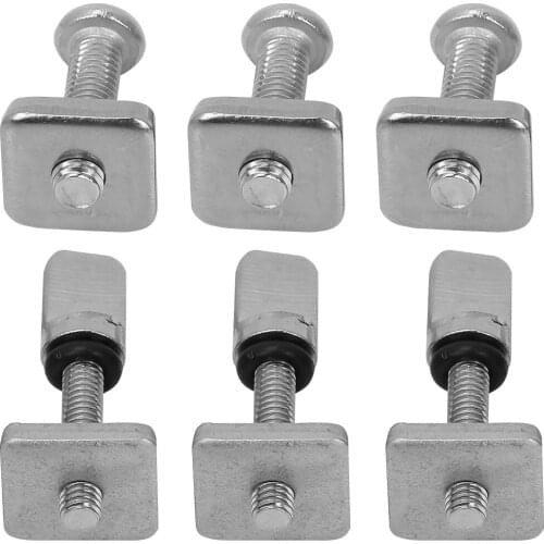 Surfboard Tail Fin Screw M4/M5 Surf Fin Nails Bolt Screws 19mm Longboard Sliding Fin Screw Single Fin Screw and Plate Surf Screw