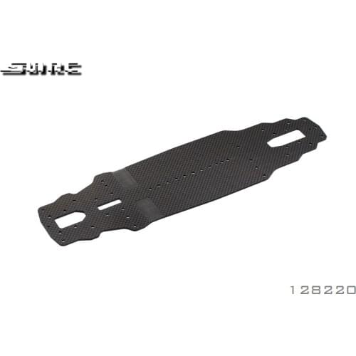 SN-RC 128220 128221 1:10 RCAccessories 2.0MM CARBON GRAPHITE CHASSIS - MTS T3