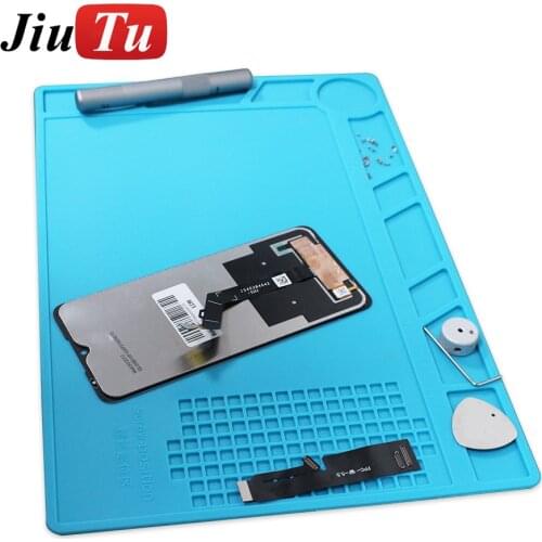 Heat Insulation Working Mat Soldering Station Iron Phone Computer Repair Mat Magnetic Heat-Resistant Insulator Platform