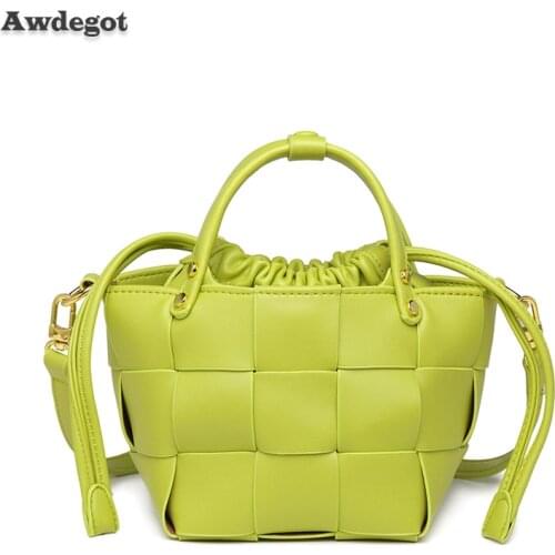 High Quality Weave Small Tote Bucket Bag Women Purses and Handbags Luxury Designer Tote Bags for Women Braided Bag Purses