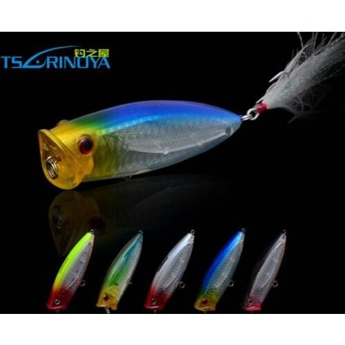Trulinoya DW14 80mm/20g Hard Fishing Lure Top Water Popper Artificial Saltwater Freshwater Bait