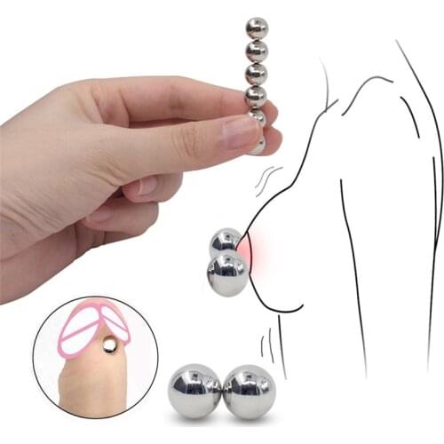 1/2/3 Pair Ultra Powerful Strong Magnetic Orbs BDSM Nipple Clamps Clitoris SM Bondage Erotic Sex Toys Shop For Couple Man Women