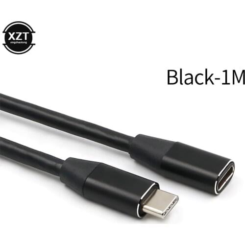 1M USB 3.1 Extension Cable USB Type C Extender Cord for Smart Phone MacBook 2016 2017 Nintendo Switch Male to Female