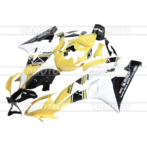 100% Fitment ABS Fairings For Yamaha YZF R6 2006 2007 Covers Bodywork Motorcycles Fairing Kit YFZ-R6 06 07 Yellow White