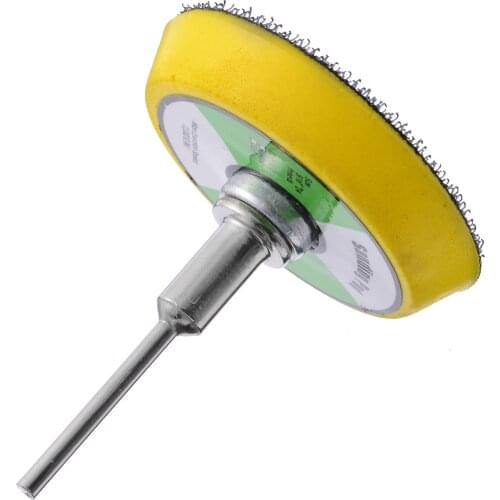 1pc 2" Polishing Sander Backer Plate 50mm Mix Grit Sanding Disc Pad Abrasive 3mm Shank for Metal Grinding Polising Rotary Tool