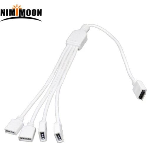 Strip Accessories Female Connector Splitter LED RGB Strips extension Cable with 2/3/4 pin connector For 3528 5050 LED Strips