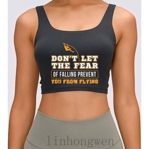 Athletics Pole Vault Sports Gift Women Tank Top Outfit Spring Customized S-XL Anti-Wrinkle Trend Humor Crop Top