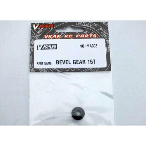 Vkar 1/10 Bison V1 and 1/10 V.4B BUGGY and 1/10 Short Course Truck X10 V2 RC CAR PARTS Bevel gear 15T MA308