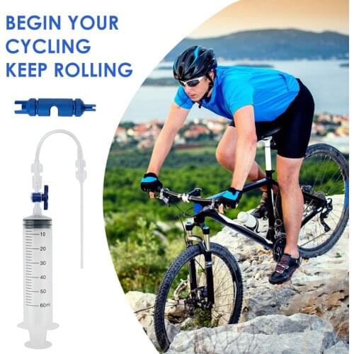 Mountain Road Bike Tubeless Sealant Injector For Bicycle Tubeless Tire UST Tyre No Inner Tubes Use With Valve Core Tool