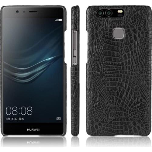 Huawei Ascend P9 EVA L09 L29 Case Crocodile Skin Leather Case Hard Back Cover for Huawei Ascend P9 Plus P9Lite P9+ VIE L29 L09