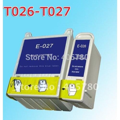 10pcs T026 /T027 ink cartridge for Epson printer 810/820/830/830U/925/935