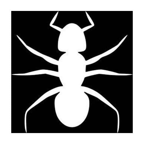 Black/Sliver Ant Sticker Rearview Mirror Car Decals Waterproof Removable Car Body Stickers Art Pattern S1040