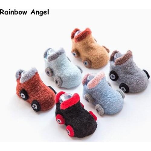 Baby Boys Non-slip Car Socks Cotton 0-4 Year Baby Toddler Footwear Socks Soft Warm Terry Socks For Kids Infant Boys Girls Socks