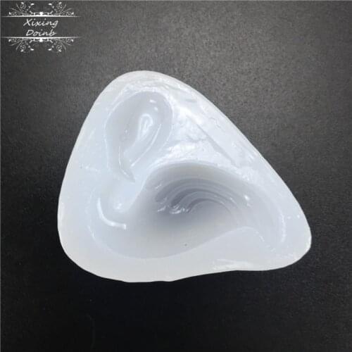 Flamingo shaped silicone soft candy mold cake decoration tools Candy Chocolate Mold handcraft resin mold