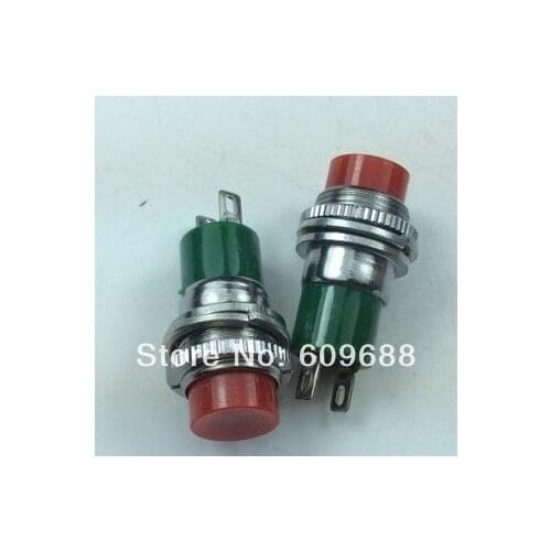DS-324 12MM DS-325 DS-326 DS-324 Plastic Push Button Switch Small Guitar Switch Instrument Switch 2pin Terminal Switch
