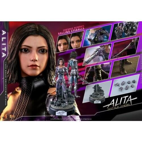 Hot Toys MMS520 1/6 Alita Battle and Angel Collectible Female Action Figure Toys in stock