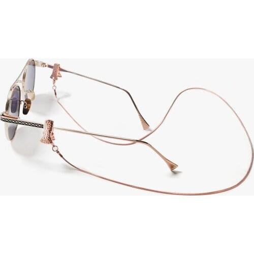 Fashion Anti-slip Metal Snakeskin Clip Shape Glasses Sunglasses Eyewear Chain