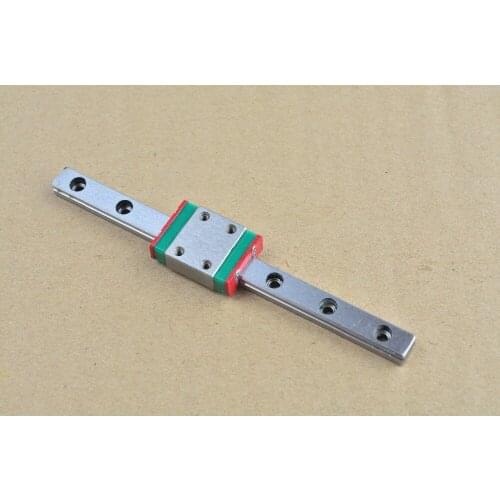 MR7 7mm linear rail guide MGN7 length 100mm with mini MGN7C or MGN7H block miniature motion way 1pcs