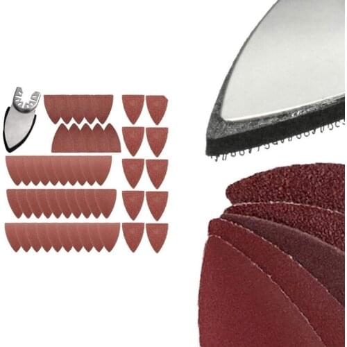 Finger Sanding Sheets Sand Disc Kit, Oscillating Saw Sanding Kit Sanding Pad,Polishing Sandpaper Set