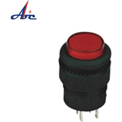 NS152 R16-503AD ON-OFF Black 16mm Latching ON-OFF LED push button switch for toys