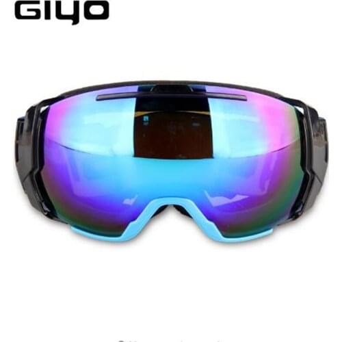 GIYO Women Men Ski Snowboard Goggles UV 400 Anti-fog Over Glasses Skiing Eyewear Goggles Double Lens Winter Skating Snow Goggles