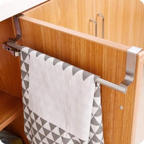 Kitchen Organizer Bathroom Organization Hanging Door Home Towel Holder Kitchen Hanging Hook Storage Rack