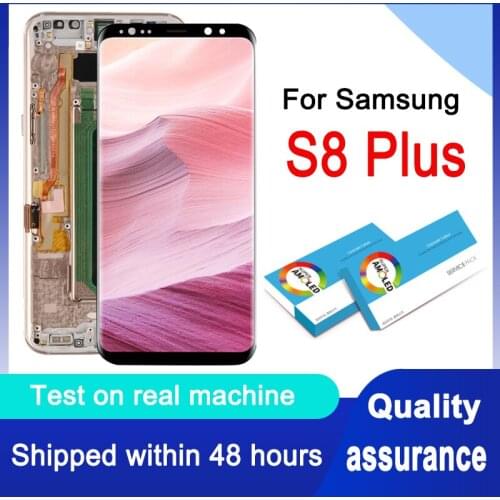 Original 6.2" Super AMOLED For Samsung Galaxy S8+ Display Touch Screen Digitizer Assembly S8 Plus G955 G955F LCD Replacement