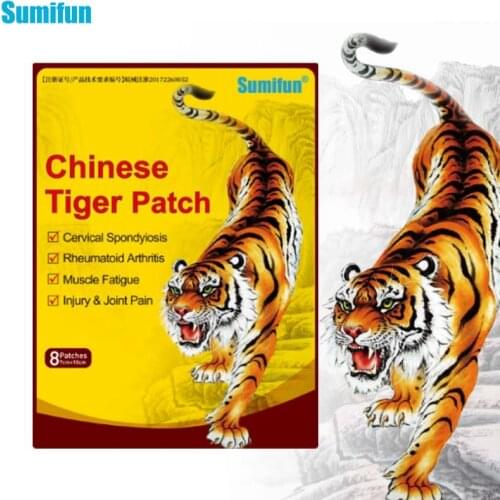 Sumifun 8/16/24pcs Tiger Balm Herbal Plaster Knee Rheumatoid Arthritis Pain Patch Joint Killer Muscle Bruises Body Relaxation