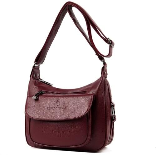 Vintage Womens Shoulder Bag Luxury Designer Messenger Handbag Brand New Hobo Bags Elegant Female Pu Leather Large Crossbody Bag